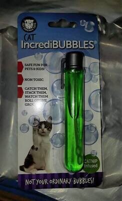 Pet Qwerks Kitty Incredibubbles (Color - Green); Flavor Name: Cat; FLAVORED Catnip flavored