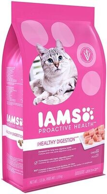 IAMS PROACTIVE HEALTH SENSITIVE STOMACH Adult Cat Food, Chicken; Size: 3.5lbs