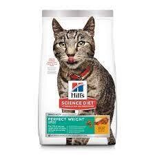 Hill's Science Diet Dry Cat Food, Adult, Perfect Weight for Healthy Weight &amp; Weight Management, Chicken Recipe, 3 lb. Bag