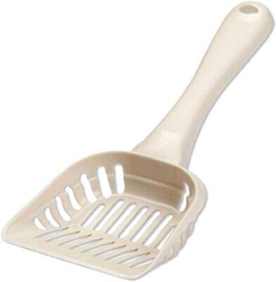 Petmate Litter Scoop for Cats, Large Size, Bleached Linen; Product Dimensions ‏ : ‎ 9.9 x 4.2 x 1.7 inches