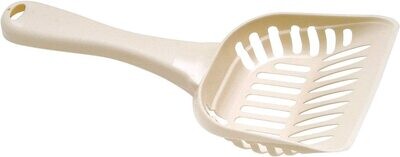 Petmate Litter Scoop for Cats, Large Size, Bleached Linen; Product Dimensions ‏ : ‎ 9.9 x 4.2 x 1.7 inches