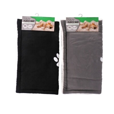 PET MAT BLANKET FLEECE RECT 58X50CM SMALL