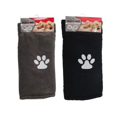 PET MAT BLANKET FLEECE RECT 75x50CM MEDIUM