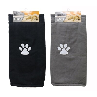 PET MAT BLANKET FLEECE RECT 90x60CM LARGE