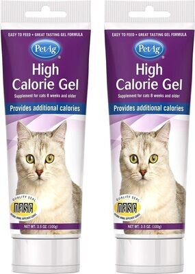 PetAg High Calorie Gel Supplement for Cats - Keep Cats at Optimal Performance Levels - 5 oz