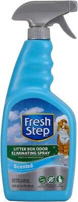 Fresh Step Cat Litter Box Odor Eliminators and Cleaning Sprays | Cat Deodorizers For Litter Box to Combat Pet Odors and Neutralize Smells | Destroys Odors to Keep Your Home Clean