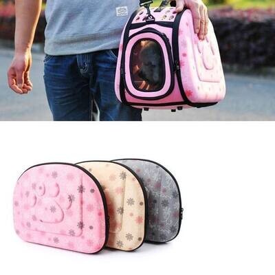 ​Padded Cat Carrier; Size: L 43cm (16.9in) x W 27cm (10.6in) x H 31cm (12.2in); Size: 10.6in (27cm) x 16.9in (43cm) x 12.2in (31cm)