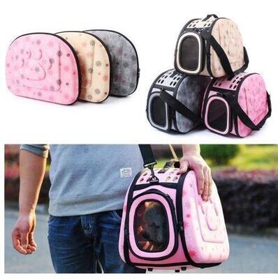​Padded Cat Carrier; Size: L 43cm (16.9in) x W 27cm (10.6in) x H 31cm (12.2in); Size: 10.6in (27cm) x 16.9in (43cm) x 12.2in (31cm)