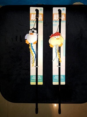 ((1)) Animal Planet Wand Cat Teaser - Assorted Pirate