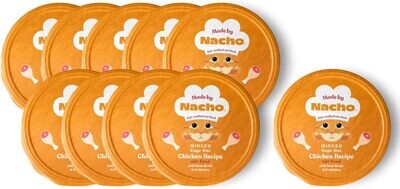 Made by Nacho Wet Cat Food, Cage-Free Minced Chicken in Bone Broth for Extra Hydration, (10 Pack) - Chef Bobby Flay; Flavor Name: Chicken; Size: 2.50 Ounce (Pack of 10)