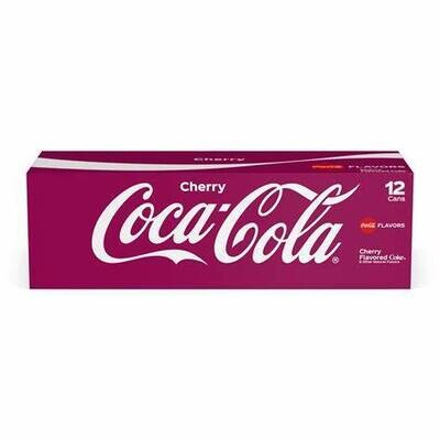 Coca-Cola CHERRY Soda Pop, 12 fl oz, 12 Pack Cans - (works out as $10.00 per can - NOT sold individually)