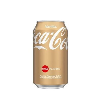Coca Cola VANILLA soda pop, 12 Fl Oz (Vanilla, 12 Pack) - (works out as $10.00 per can - NOT sold individually)