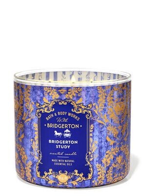 Bath &amp; Body Works "BRIDGERTON" &amp; Shondaland (3 Wick) - "3-Wick" Candle "BRIDGERTON STUDY"