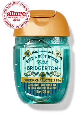 ( 1) * * LIMITED EDITION* * Bath &amp; Body Works &quot;BRIDGERTON&quot; &amp; Shondaland - PocketBac - Queen Charlotte&#39;s Tea PocketBac Hand Sanitizer