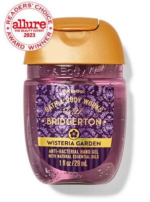 ( 1) * * LIMITED EDITION* * Bath &amp; Body Works &quot;BRIDGERTON&quot; &amp; Shondaland - PocketBac - Wisteria Garden PocketBac Hand Sanitizer