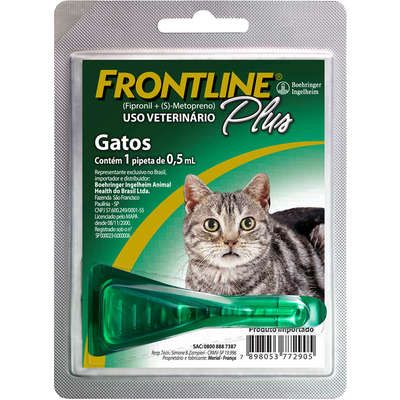 FRONTLINE Plus Flea and Tick Treatment for Cats; 1 Vial (1 Dose) - Expiry End of July 2025