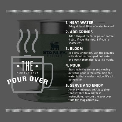 ( 1) STANLEY The Perfect-Brew Pour Over (POUR OVER ONLY* - Cup NOT Included!!!)