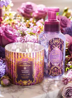 Bath &amp; Body Works *LIMITED EDITION* "BRIDGERTON" &amp; Shondaland - Hand Soap Wisteria Garden Gentle &amp; Clean Foaming