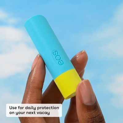 EOS Natural SPF 15 Lip Balm- Pineapple Coconut, Daily Protection, Water Resistant, 0.14 oz