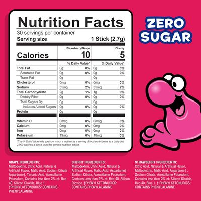 (30) Nerds, Variety (Grape, Strawberry, Cherry) – Powder Drink Mix, Delicious hydration, Makes 30 Drinks (works out as $5.00 per tube)