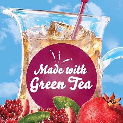 Crystal Light Sugar-Free Pomegranate Green Tea Naturally Flavored Powdered Drink Mix 5 Count Pitcher Packets ($7.00 per pitcher pk)-(EACH Pitcher Pk=2-Quarts OR (5)-16 floz. Servings)-25 SERVINGS