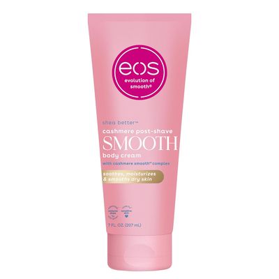 eos CASHMERE Skin Collection Post-Shave Smooth Body Cream- Vanilla Cashmere Scented, 72-Hour Hydration, 7 fl oz