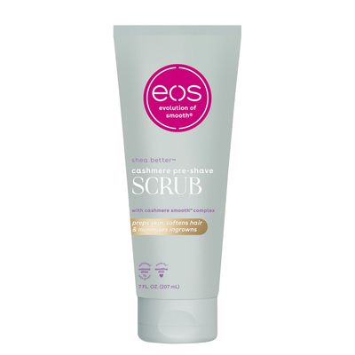 ((1)) * eos CASHMERE Skin Collection Pre-Shave Scrub- Vanilla Cashmere Scented, Body Scrub, 7 fl oz