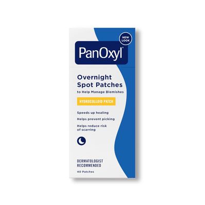 (1) PanOxyl PM Overnight Spot Patches, Advanced Hydrocolloid Healing Technology, Fragrance Free, 40 Count Pack of 1