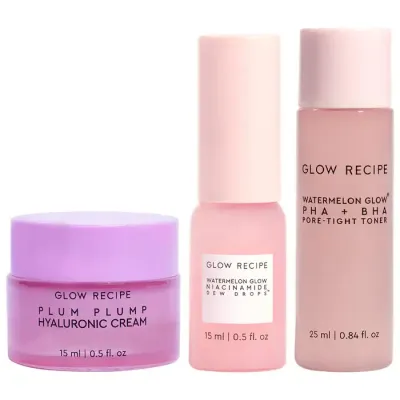(((1))) GLOW RECIPE GLOW + PLUMP KIT **Limited Edition MINIS** - MINIS | TRAVEL SIZE | TRIAL SIZE