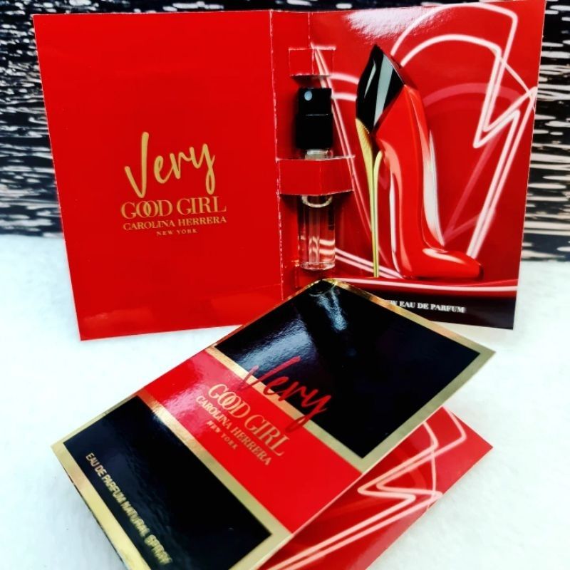 ((((1)))) Carolina Herrera Very Good Girl Vial – 1.5ml EAU DE PARFUM - SAMPLE SIZE | TRIAL SIZE | TRAVEL SIZE