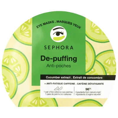 SEPHORA COLLECTION Eye Mask Patches for Dark Circles + De-Puffing - (CUCUMBER) - 1 PAIR