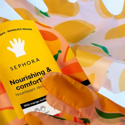 (((1))) SEPHORA COLLECTION Hydrating Hand Mask in Coconut + Mango - 1 PAIR