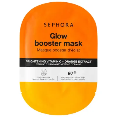 (((1))) SEPHORA COLLECTION Booster Face Mask Brighten + Glow - 1 MASK