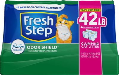 Fresh Step Cat Litter with Febreze 4 Units 4.76 kg / 10.5 lb