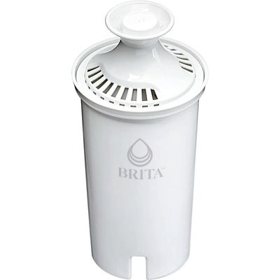( 1)) Brita ORIGINAL FILTER Standard Water Pitchers and Dispensers, BPA-Free Reduces Copper, Cadmium and Mercury Impurities, Lasts Two Months or 40 Gallons, Includes 1 Filter, 1 Count, White - EACH