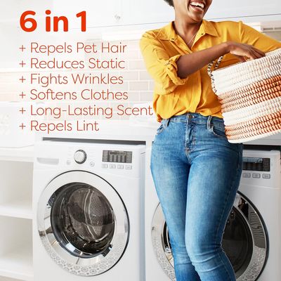 (( 130) ​Bounce Pet Hair and Lint Guard Mega Dryer Sheets with 3X Pet Hair Fighters, Fresh Scent, 130 Count, Bounce Dryer Sheets, Fabric Softener Sheets - 130 SHEETS (works out as $1.19 per sheet)