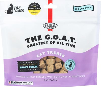 Primal Freeze Dried Chicken Cat Treats, Made with Goat Milk The Goat Treats for Cats, 2 oz
