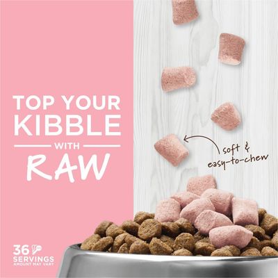 Instinct Raw Boost Mixers, Freeze Dried Cat Food Toppers with Functional Ingredients, Grain Free, Real Chicken - Skin &amp; Coat Health, 5.5 oz Bag