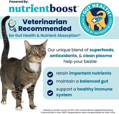 Solid Gold NutrientBoost Meal Topper for Cats - High Protein Crunchy Cat Treats Rich in Vitamins Minerals and Amino Acids - 1 POUND (1LB)