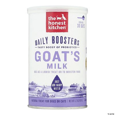 * The Honest Kitchen Human Grade Instant Goat's Milk with Probiotics for Dogs and Cats, 5.2 Ounces; Brand: The Honest Kitchen; ​Flavour Name: Goat's Milk
