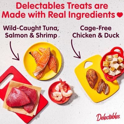 Delectables Squeeze Up KITTEN Variety Pack, Creamy Squeezable Puree, Lickable Wet Cat Treats, Grain Free, No Added Fillers, No by-Products, No Added Preservatives,0.5 Oz Tube, 20 Tubes($10 per tube)