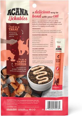 ACANA™ Lickables Salmon Recipe, 2.5oz, 5 Count Pouch - (works out as $13.80 per tube)
