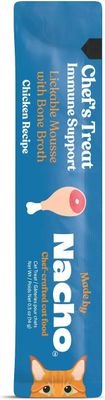 Made by Nacho Functional Mousse Sachets, Lickable Cat Treats, 12 Count with Bone Broth, 0.5 oz, No Grains, Corn, Wheat or Soy; Flavor Name: Chicken and Bone Broth (works out as $16.25 per tube)