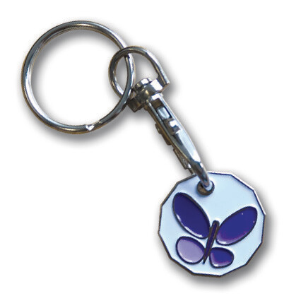 Trolley Coin Key Ring