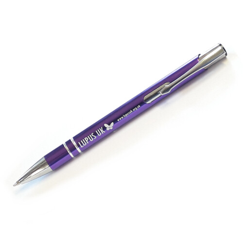 Gloss Purple Pen (Black Ink)
