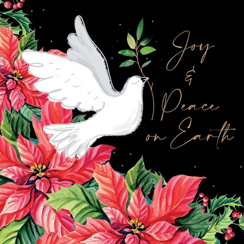Poinsettia Dove