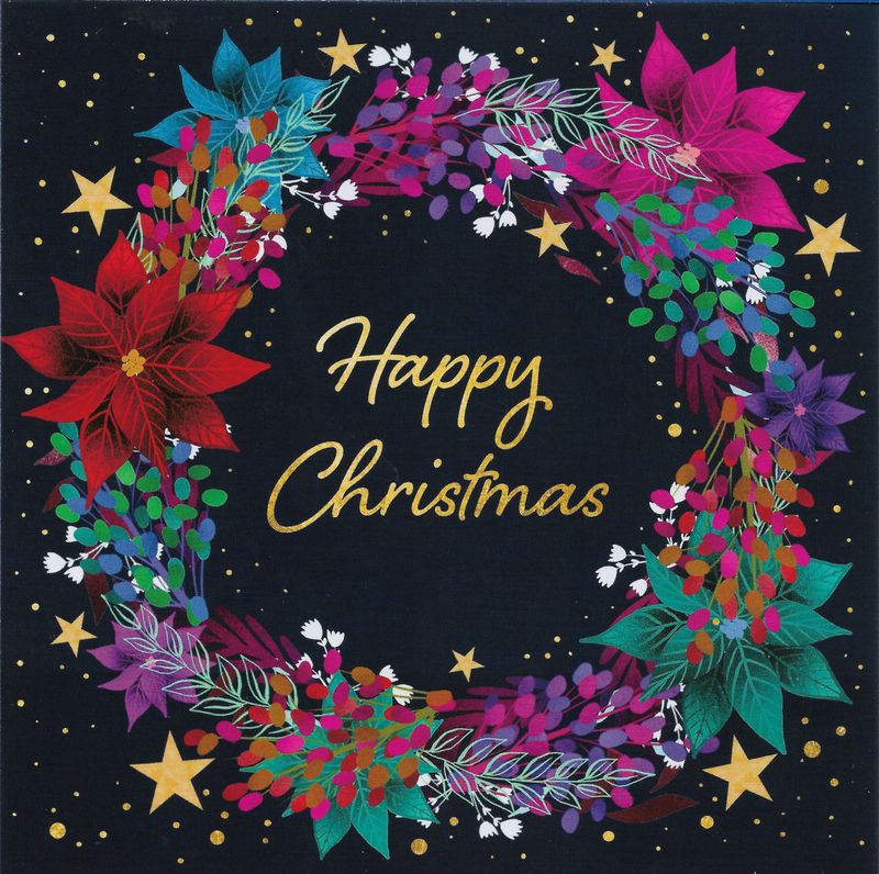 Happy Christmas Wreath