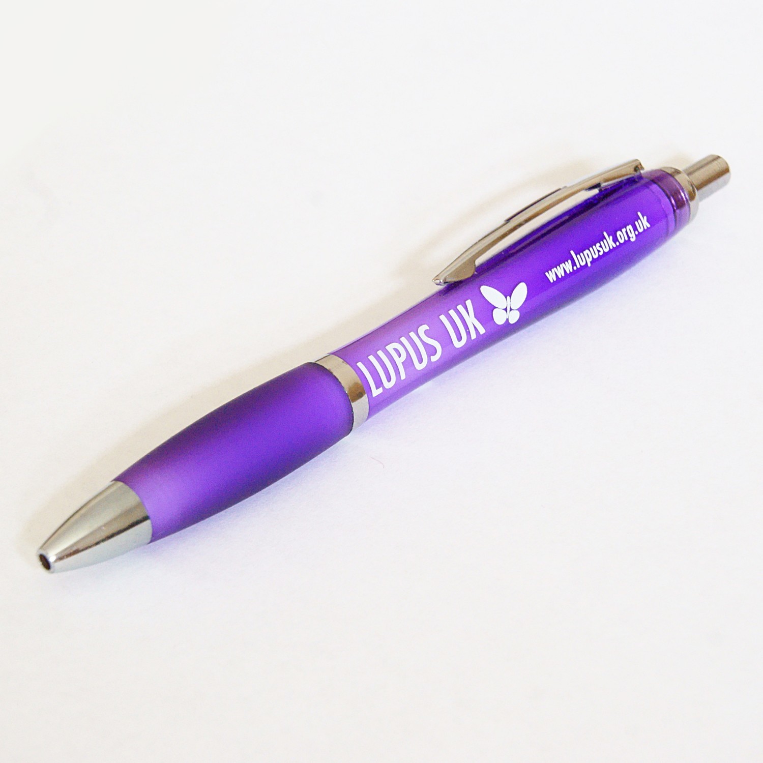 Purple Curvy Pen
