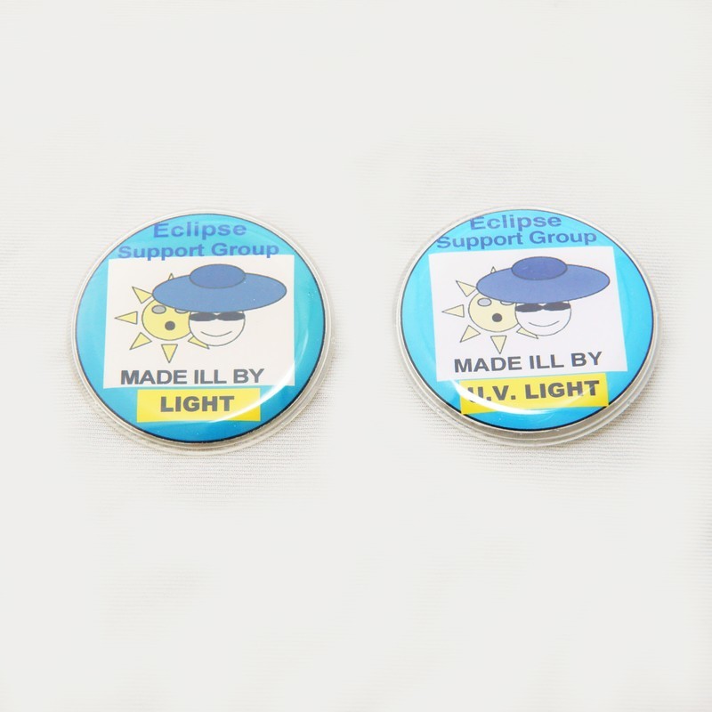 Eclipse Light Sensitivity Badge