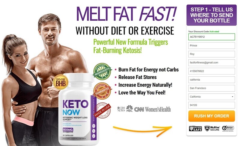 Keto Now CA &amp; USA Reviews With Benefits